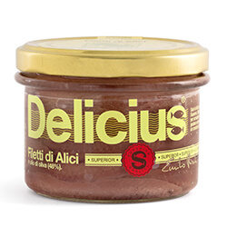 Anchovy Fillets in Olive Oil Superior 230g | Delicius