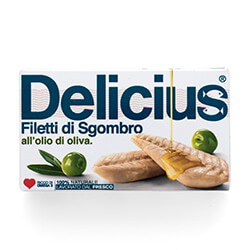 Filetti di Sgombro all'olio di Oliva 125g | Delicius