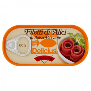 Filetti di Alici in Salsa Piccante 60g Superior