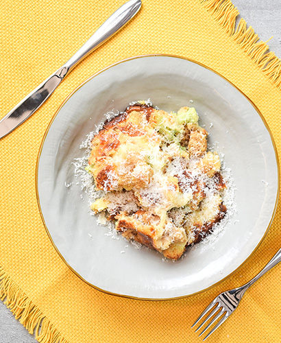 Gnocchi Gratin with Cauliflower and Anchovies