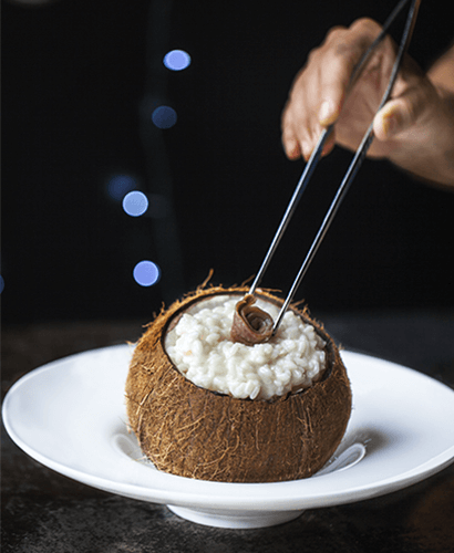 Risotto Acciughe e Cocco