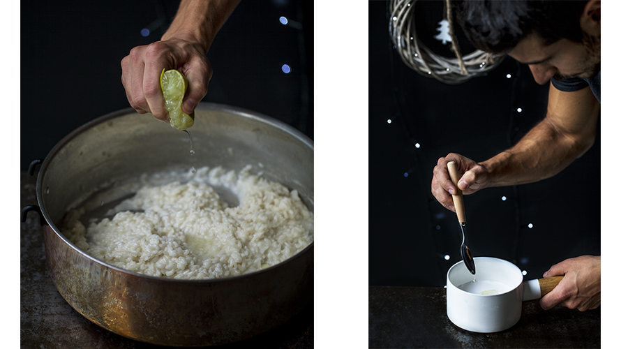 risotto con lime