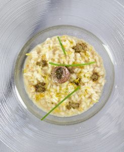 Risotto agli agrumi e Double al cappero | Delicius