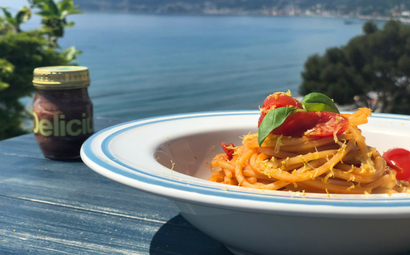 Spaghetti alla Lello con Alici all’olio d’oliva