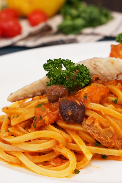 Linguine alla Mediterranea