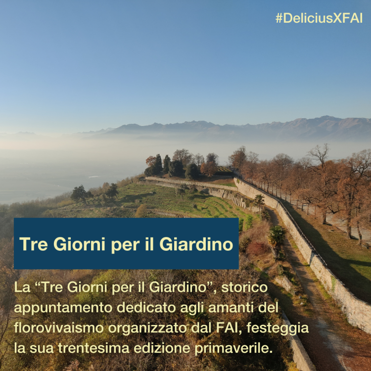 Delicius torna alla mostra-mercato FAI “Tre Giorni per il Giardino”