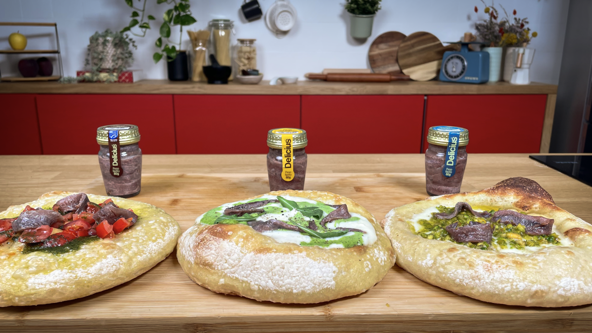 Pizzette speciali con Alici Carbon Neutral