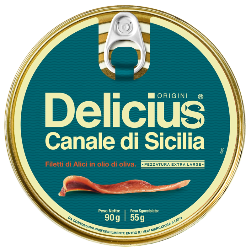 Filetti di Alici del Canale di Sicilia pezzatura Extra Large