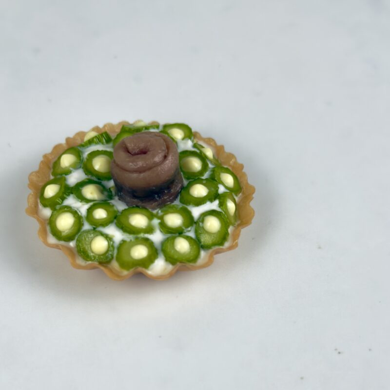 Tartelletta pasquale con Filetti di Alici del Mar Cantabrico Delicius