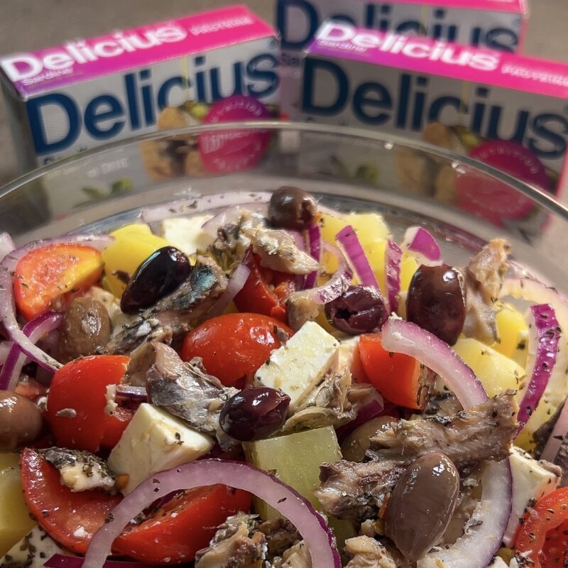 Insalata Mediterranea con Filetti di Sardina Delicius